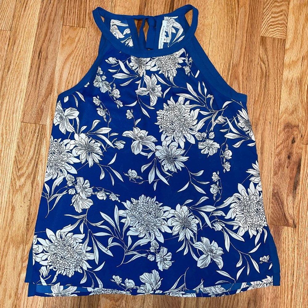 Like New Collective Concepts Blue Halter Top
